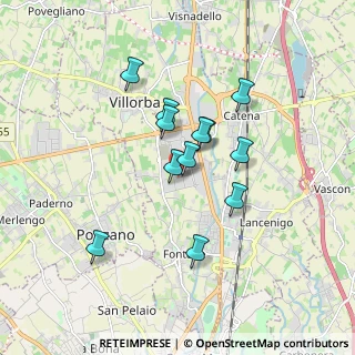 Mappa Via Don Giovanni Minzoni, 31020 Villorba TV, Italia (1.3925)