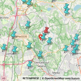Mappa Via San Francesco D'Assisi, 22060 Carimate CO, Italia (5.8415)