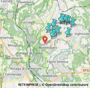Mappa Via San Francesco D'Assisi, 22060 Carimate CO, Italia (1.68182)