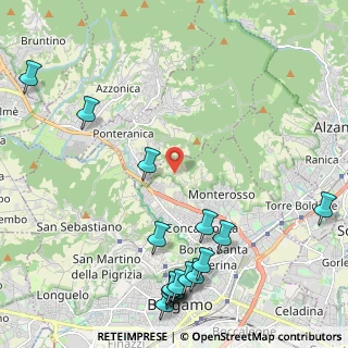 Mappa Via Bassani, 24123 Bergamo BG, Italia (2.87625)
