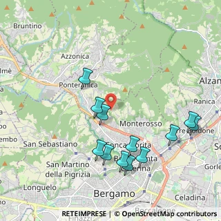 Mappa Via Bassani, 24123 Bergamo BG, Italia (2.1275)