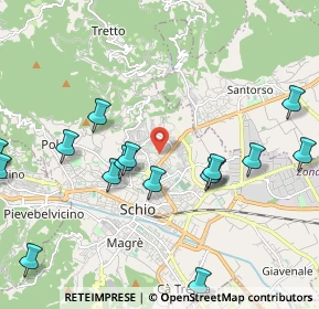 Mappa G. B. Brocchi, 36015 Schio VI, Italia (2.761)