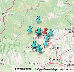 Mappa G. B. Brocchi, 36015 Schio VI, Italia (8.35846)