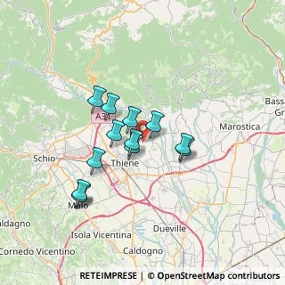 Mappa 36030 Zugliano VI, Italia (5.77692)