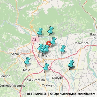 Mappa 36030 Zugliano VI, Italia (6.05923)
