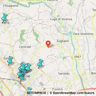 Mappa 36030 Zugliano VI, Italia (3.50182)