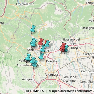 Mappa 36030 Zugliano VI, Italia (12.33438)