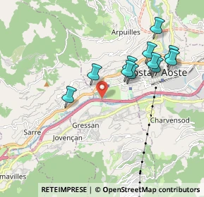 Mappa Località Montfleury, 11100 Aosta AO, Italia (1.81364)