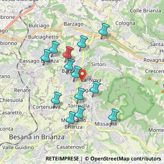 Mappa Via Poggio Verde, 23891 Barzanò LC, Italia (1.71462)