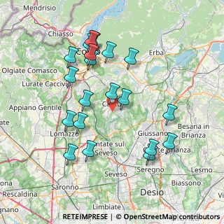 Mappa Via Palermo, 22063 Cantù CO, Italia (7.69)