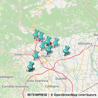 Mappa Via Asiago, 36030 Zugliano VI, Italia (5.42692)