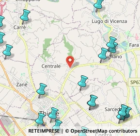 Mappa Via Asiago, 36030 Zugliano VI, Italia (3.273)
