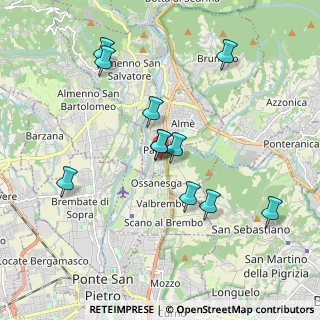 Mappa Via Torquato Tasso, 24030 Paladina BG, Italia (1.79818)