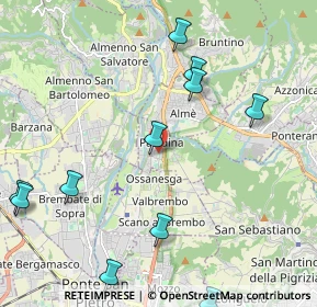 Mappa Via Torquato Tasso, 24030 Paladina BG, Italia (2.59909)