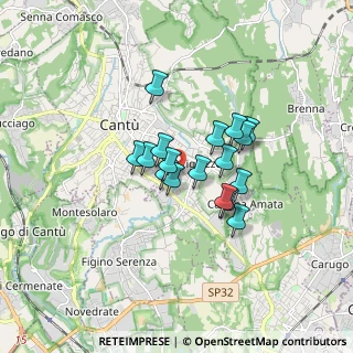 Mappa Vighizzolo, 22063 Cantù CO, Italia (1.15059)