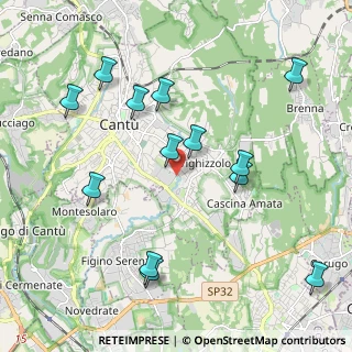 Mappa Vighizzolo, 22063 Cantù CO, Italia (2.19231)