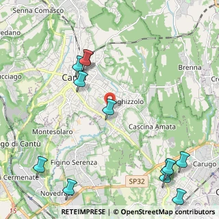 Mappa Vighizzolo, 22063 Cantù CO, Italia (2.8575)