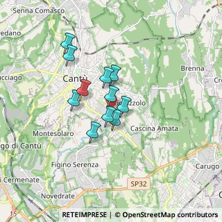Mappa Vighizzolo, 22063 Cantù CO, Italia (1.22091)