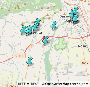 Mappa Piazza della Ceramica, 36055 Nove VI, Italia (4.24267)