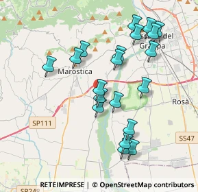 Mappa Piazza della Ceramica, 36055 Nove VI, Italia (3.7495)