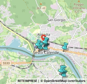 Mappa Via Bogni, 21018 Sesto Calende VA, Italia (0.78909)