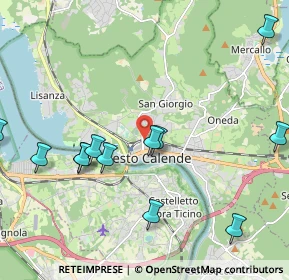 Mappa Via Bogni, 21018 Sesto Calende VA, Italia (2.39833)