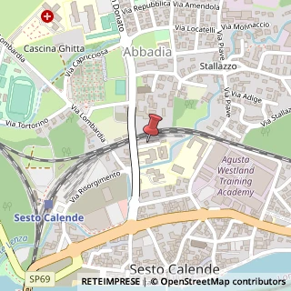 Mappa Via Bogni, 5, 21018 Sesto Calende, Varese (Lombardia)