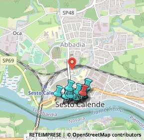 Mappa Via Bogni, 21018 Sesto Calende VA, Italia (0.4385)