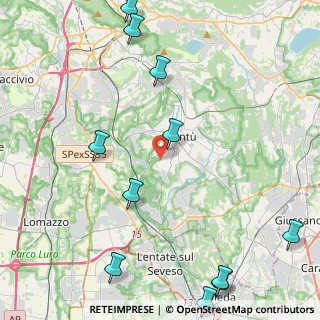 Mappa Via Rencati, 22063 Cantù CO, Italia (5.93545)