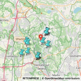 Mappa Via Rencati, 22063 Cantù CO, Italia (3.045)