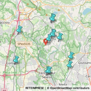 Mappa Via Rencati, 22063 Cantù CO, Italia (4.205)