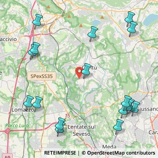 Mappa Via Rencati, 22063 Cantù CO, Italia (6.02412)