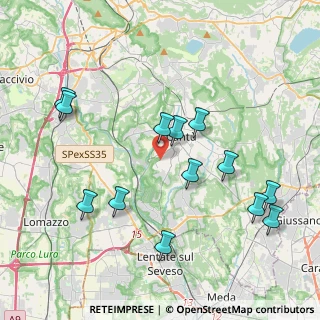 Mappa Via Rencati, 22063 Cantù CO, Italia (4.23231)