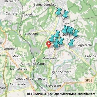 Mappa Via Rencati, 22063 Cantù CO, Italia (1.59538)