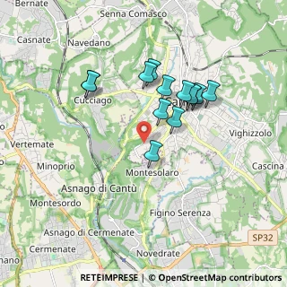 Mappa Via Rencati, 22063 Cantù CO, Italia (1.51462)