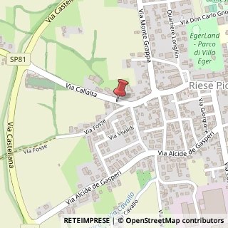 Mappa Via Callalta, 15, 31039 Riese Pio X, Treviso (Veneto)