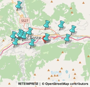 Mappa Località Chez Buillet, 11020 Pollein AO, Italia (3.92077)