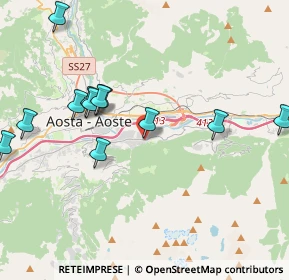 Mappa Località Chez Buillet, 11020 Pollein AO, Italia (5.02714)