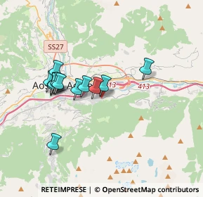 Mappa Località Chez Buillet, 11020 Pollein AO, Italia (3.11692)