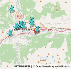 Mappa Località Chez Buillet, 11020 Pollein AO, Italia (3.56182)