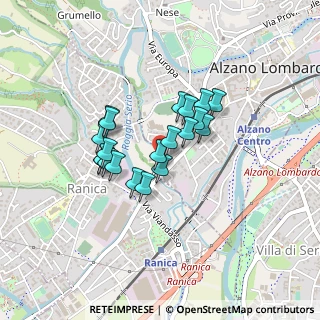 Mappa Via Pietro Nicoli, 24022 Alzano Lombardo BG, Italia (0.31)