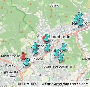 Mappa Via Nesa, 24022 Alzano Lombardo BG, Italia (1.9775)