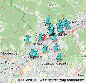 Mappa Via Nesa, 24022 Alzano Lombardo BG, Italia (1.374)
