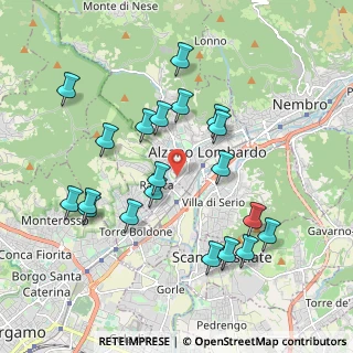 Mappa Via Nesa, 24022 Alzano Lombardo BG, Italia (1.945)