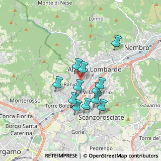 Mappa Via Nesa, 24022 Alzano Lombardo BG, Italia (1.37917)