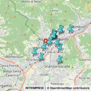 Mappa Via Nesa, 24022 Alzano Lombardo BG, Italia (1.21188)