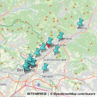 Mappa Via Pietro Nicoli, 24022 Alzano Lombardo BG, Italia (3.98533)
