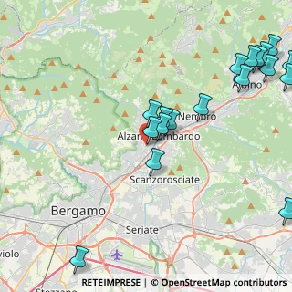 Mappa Via Pietro Nicoli, 24022 Alzano Lombardo BG, Italia (5.34833)