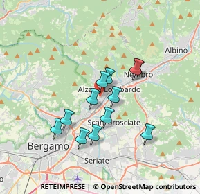 Mappa Via Pietro Nicoli, 24022 Alzano Lombardo BG, Italia (2.80833)