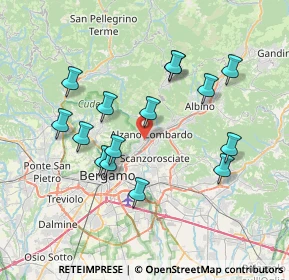 Mappa Via Pietro Nicoli, 24022 Alzano Lombardo BG, Italia (7.062)